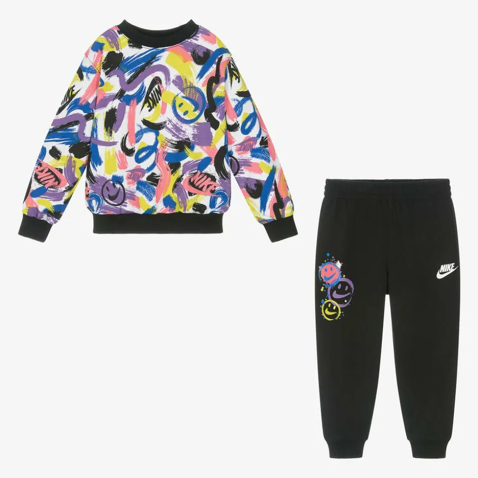 Colour Print Cotton Tracksuit