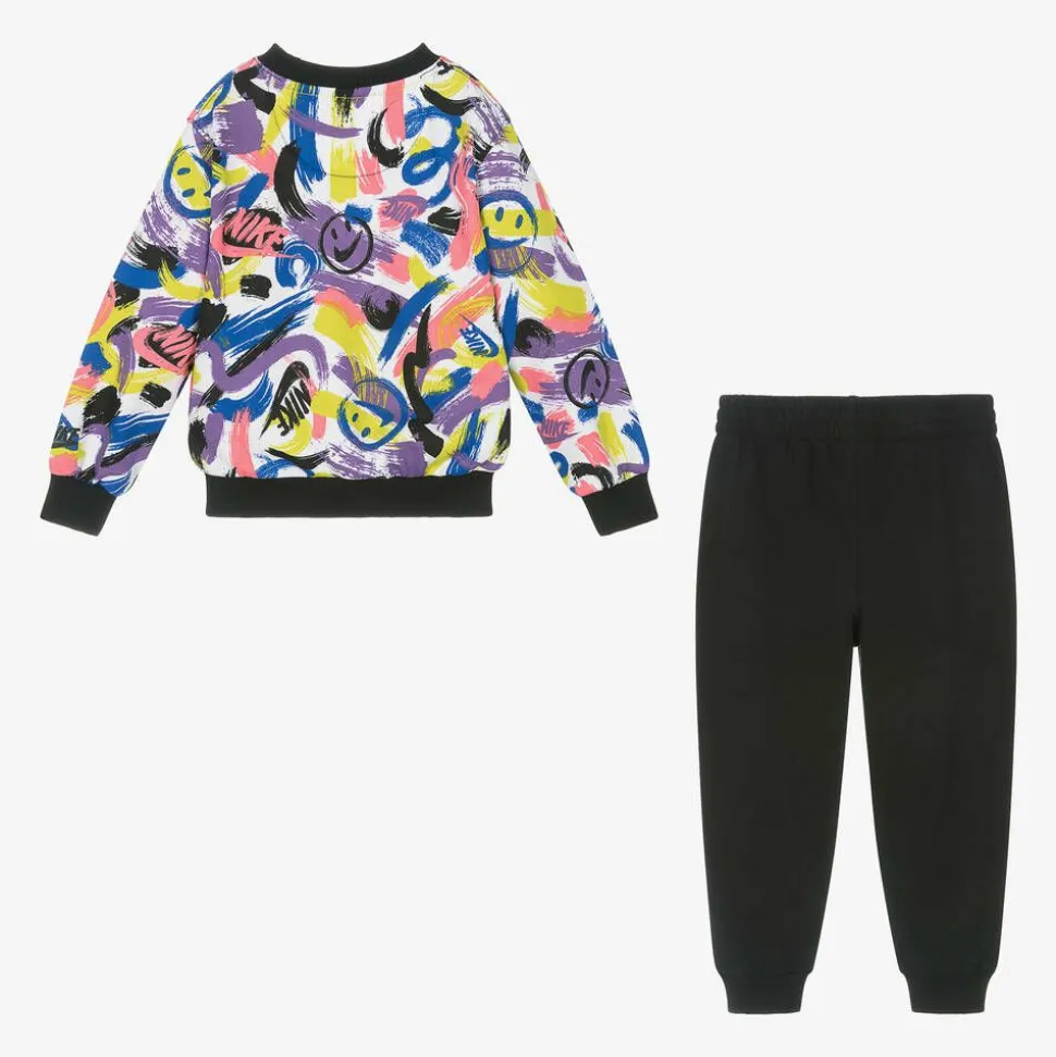 Colour Print Cotton Tracksuit