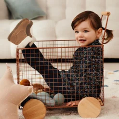 Girls Beige Suede Leather Boots