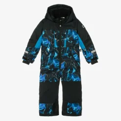 Girls Black & Blue Storm Snowsuit Set