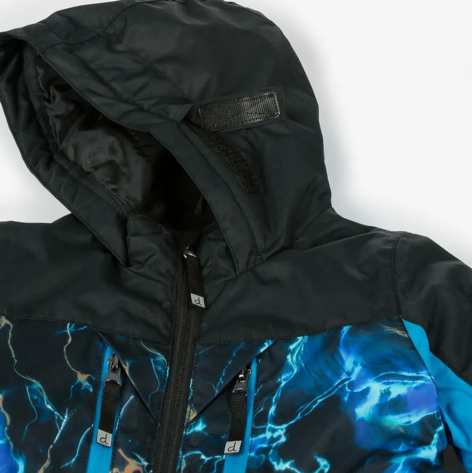 Girls Black & Blue Storm Snowsuit Set