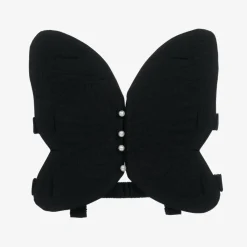Girls Black Butterfly Dress-Up Top