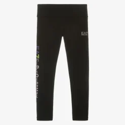 Girls Black Cotton Leggings