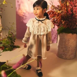 Girls Black Faux Patent Leather Shoes