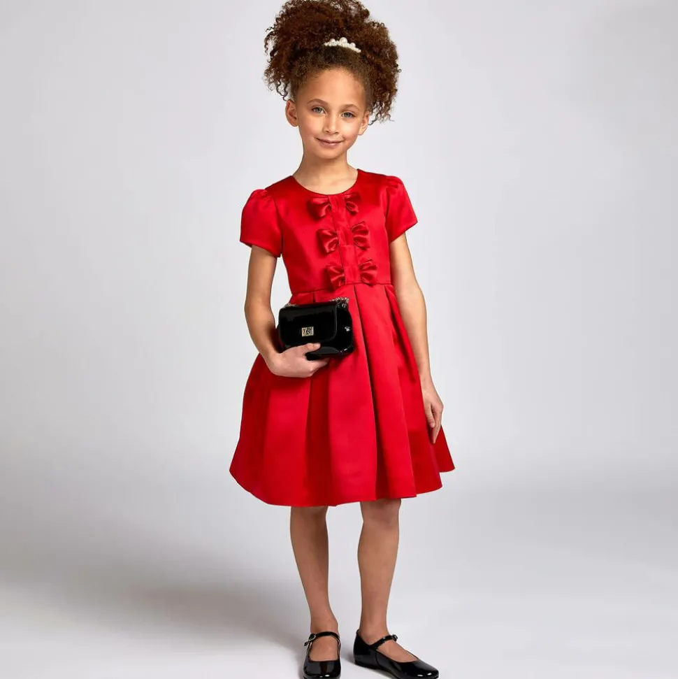 Girls Black Patent Leather Bag (12cm)