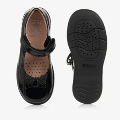 Girls Black Patent Leather Pumps