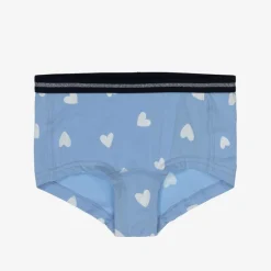 Girls Blue & Pink Cotton Knickers (2 Pack)