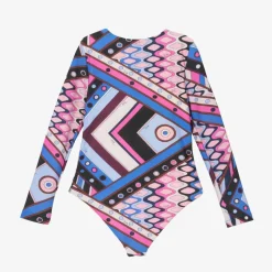 Girls Blue & Pink Vivara Swimsuit