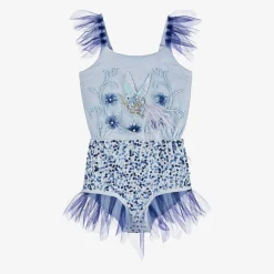 Girls Blue Bluebird Onesie Costume