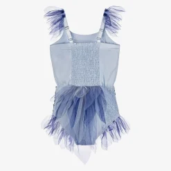 Girls Blue Bluebird Onesie Costume