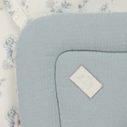 Girls Blue Cotton Floral Nest