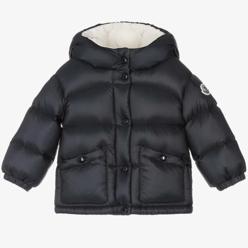 Girls Blue Down Padded Jacket
