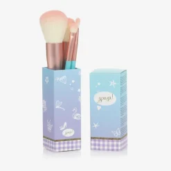 Girls Blue Make Up Brush Set