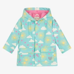 Girls Blue Sunshine Raincoat