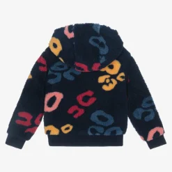 Girls Blue Teddy Fleece Jacket