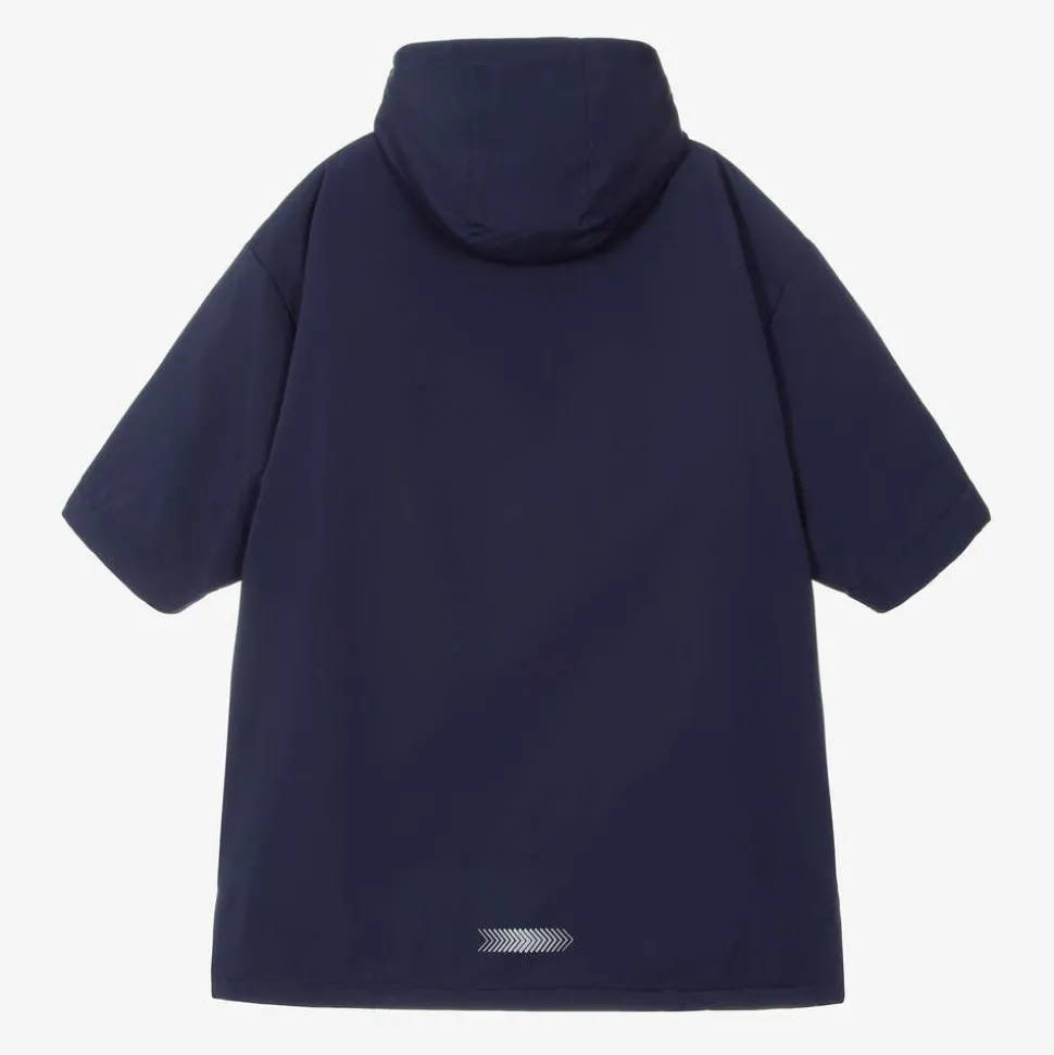 Girls Blue Water-Repellent Changing Coat