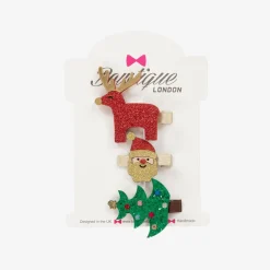 Girls Christmas Hair Clips (3 Pack)