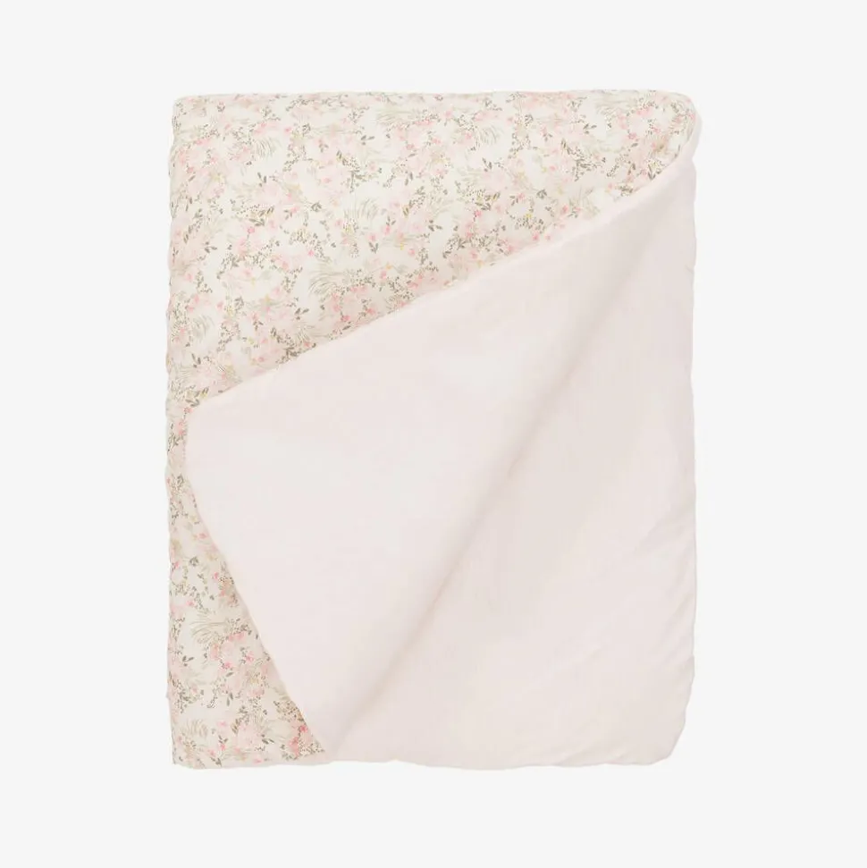 Girls Cotton Floral Print Blanket (95cm)