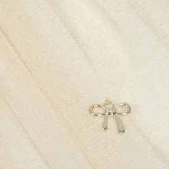 Girls Gold Cotton Skirt Set