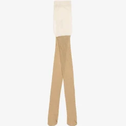 Girls Gold Lurex Tights