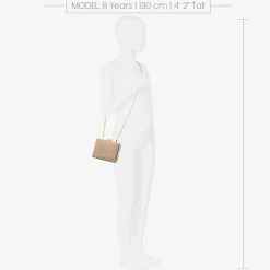 Girls Gold Rectangular Bag (12cm)