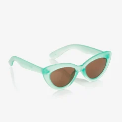 Girls Green Cat-Eye Sunglasses (UVA/UVB)