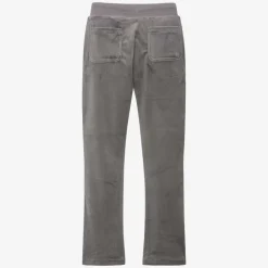 Girls Grey Velour Flared Joggers