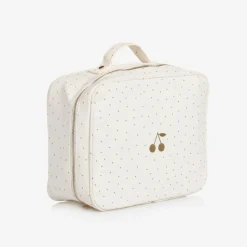 Girls Ivory & Gold Wash Bag (24cm)