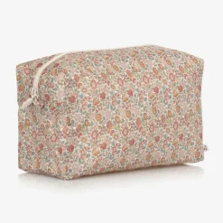 Girls Ivory & Pink Floral Wash Bag (23cm)