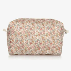 Girls Ivory & Pink Floral Wash Bag (23cm)