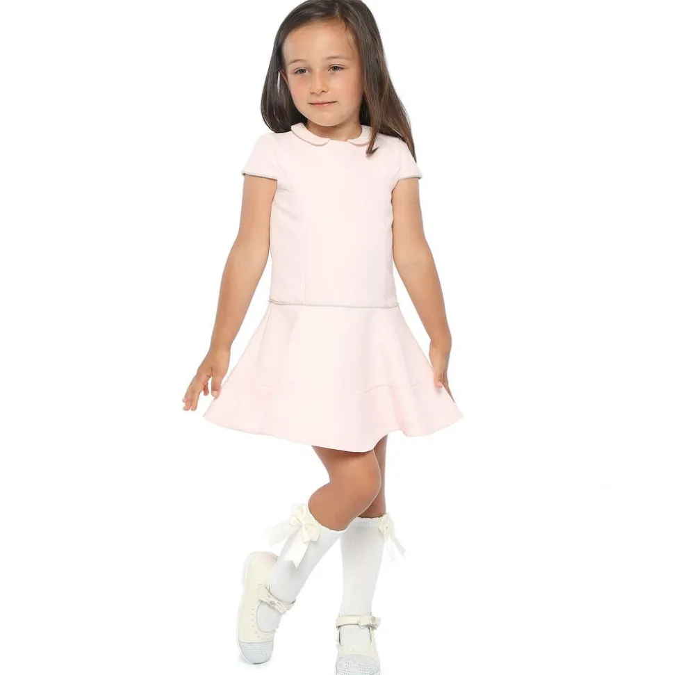 Girls Ivory Cotton Knee Length Socks