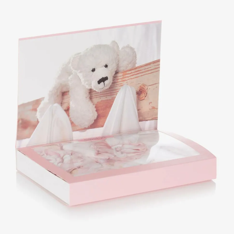 Girls Ivory Cotton Peacock Babysuit Set