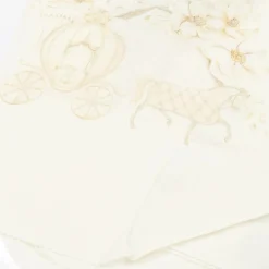 Girls Ivory Cotton Princess Muslins (2 Pack)