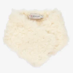 Girls Ivory Faux Fur Neck Warmer