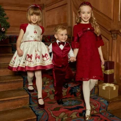 Girls Ivory Glitter Tights