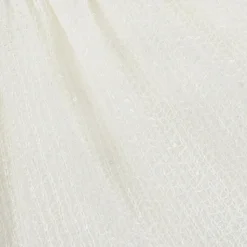 Girls Ivory Knit & Lace Dress