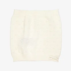 Girls Ivory Knitted Snood