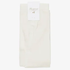 Girls Ivory Microfibre Tights