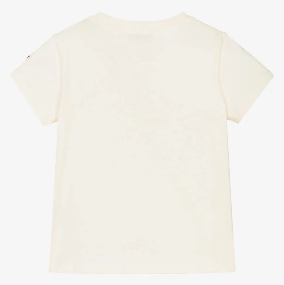 Girls Ivory Rhinestone T-Shirt