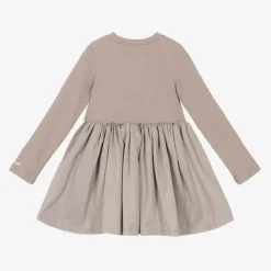 Girls Lilac Cotton Dress