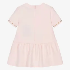 Girls Pink Cotton Dress