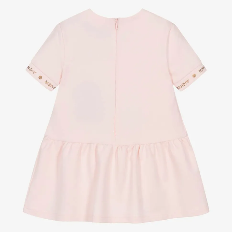 Girls Pink Cotton Dress