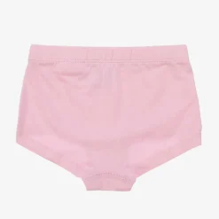 Girls Pink Cotton Knickers (3 Pack)