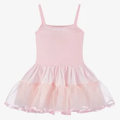 Girls Pink Cotton Petticoat