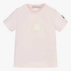 Girls Pink Cotton T-Shirt