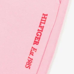 Girls Pink Logo Joggers