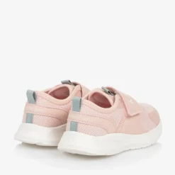 Girls Pink Mesh Trainers