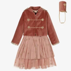 Girls Pink Nutcracker Solider Costume