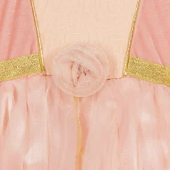 Girls Pink Organza Princess Dress Costume