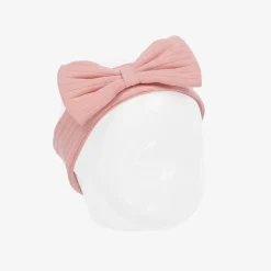 Girls Pink Pima Cotton Abloom Headband